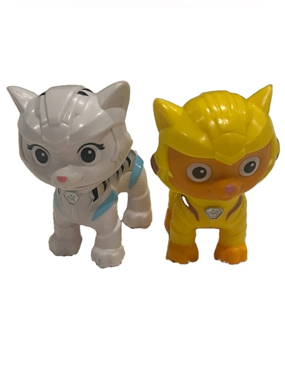 Paw Patrol Cat Pack Toy Figures LEO Yellow Lion RORY White Tiger Spin Master Lot